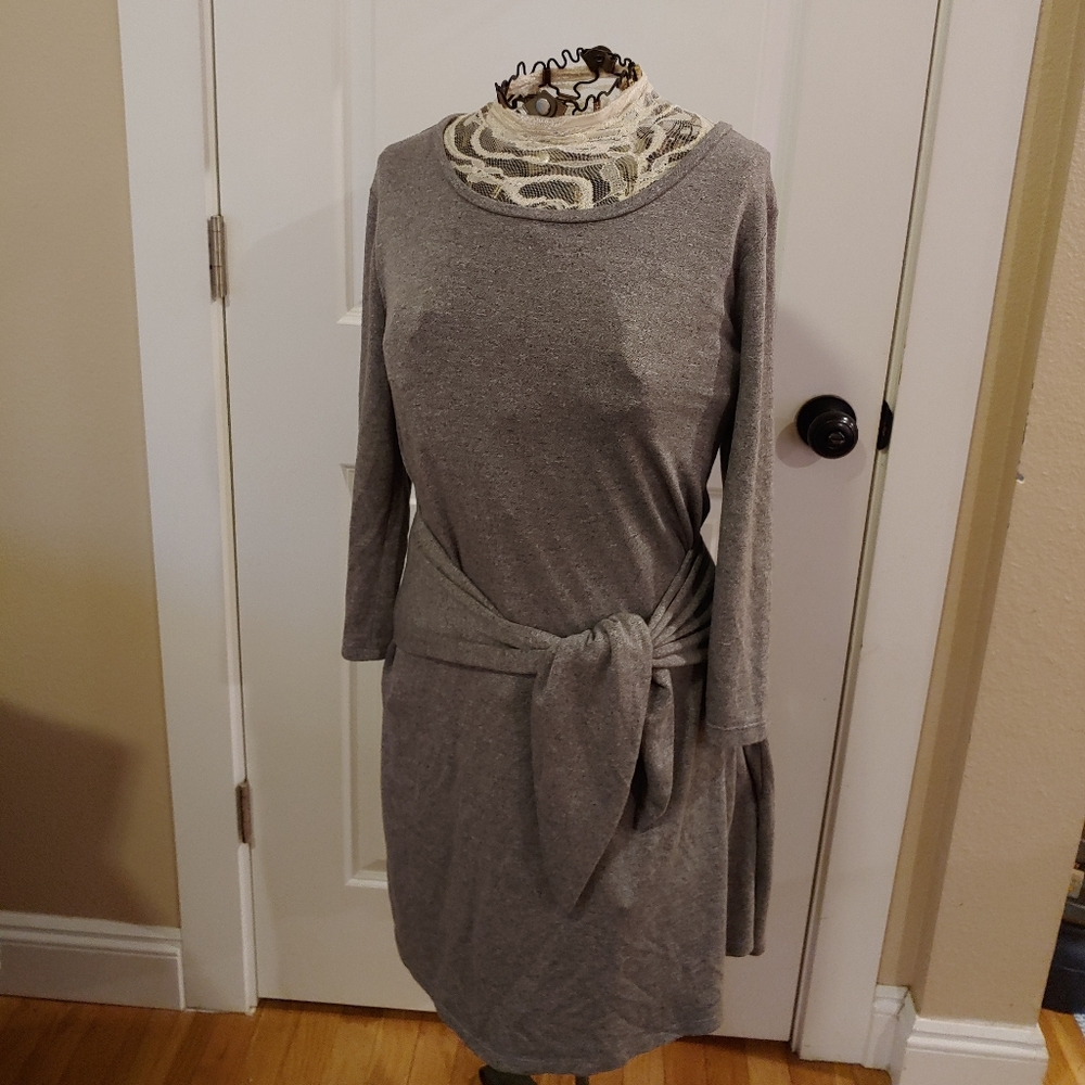 Faux wrap dress